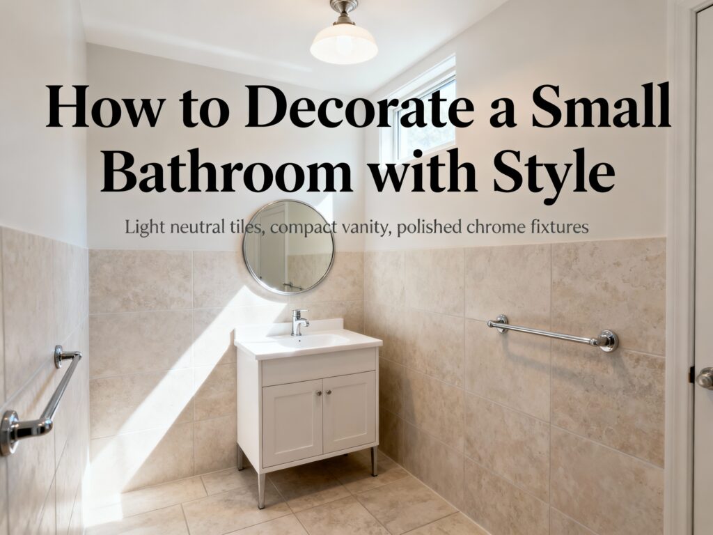 Como Decorar Um Banheiro Pequeno Com Estilo | Residencial Pronto